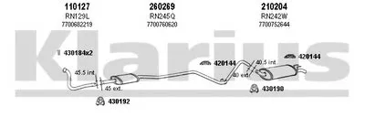 Система выпуска ОГ KLARIUS купить