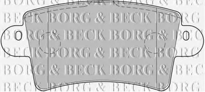 Комплект тормозных колодок, дисковый тормоз BORG & BECK купить