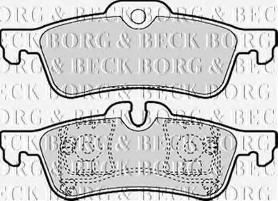 Комплект тормозных колодок, дисковый тормоз BORG & BECK купить