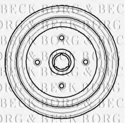Тормозной барабан BORG & BECK купить