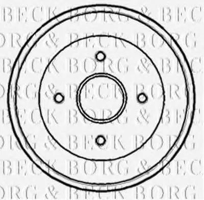 Тормозной барабан BORG & BECK купить