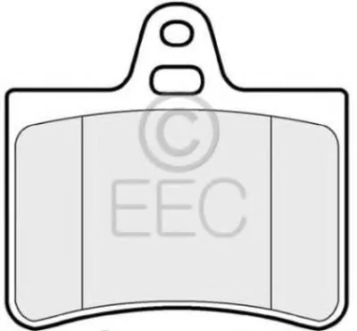 Комплект тормозных колодок, дисковый тормоз EEC купить