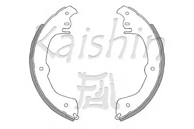 Комплект тормозных колодок KAISHIN купить
