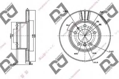 Тормозной диск DJ PARTS купить