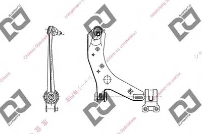 Рычаг независимой подвески колеса, подвеска колеса DJ PARTS купить