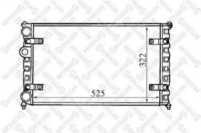 Радиатор, охлаждение двигателя STELLOX купить