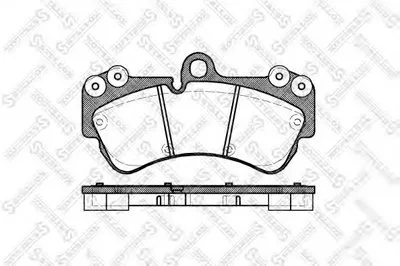 Комплект тормозных колодок, дисковый тормоз STELLOX купить