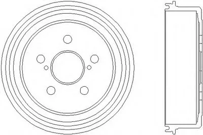Тормозной барабан HELLA PAGID купить