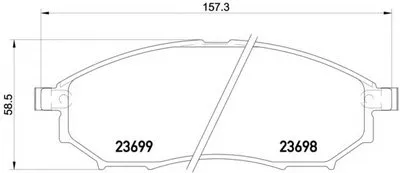Комплект тормозных колодок, дисковый тормоз HELLA PAGID купить
