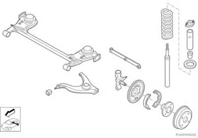 Рулевое управление; Подвеска колеса HERTH+BUSS JAKOPARTS купить