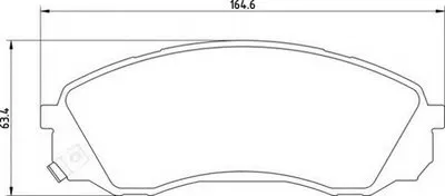 Комплект тормозных колодок, дисковый тормоз MAGNETI MARELLI купить