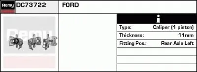 Тормозной суппорт Remanufactured REMY (Multiline) DELCO REMY купить