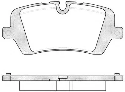 Комплект тормозных колодок, дисковый тормоз