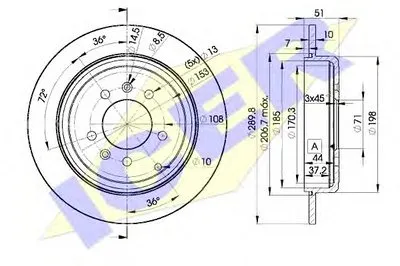 Тормозной диск ICER купить