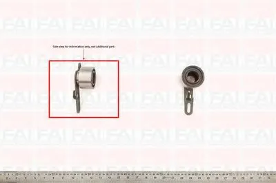 Натяжной ролик, ремень ГРМ FAI AutoParts купить