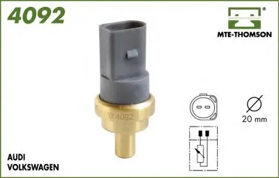 Датчик, температура охлаждающей жидкости MTE-THOMSON купить