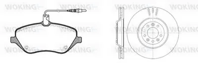 Комплект тормозов, дисковый тормозной механизм WOKING купить