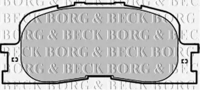 Комплект тормозных колодок, дисковый тормоз BORG & BECK купить