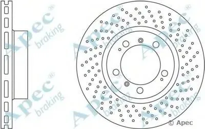 Тормозной диск APEC braking купить
