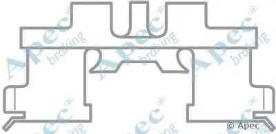 Комплектующие, тормозные колодки APEC braking купить