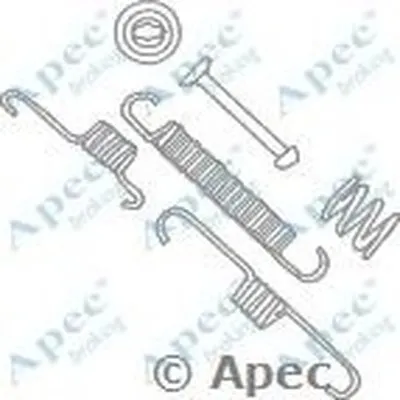 Комплектующие, тормозная колодка APEC braking купить