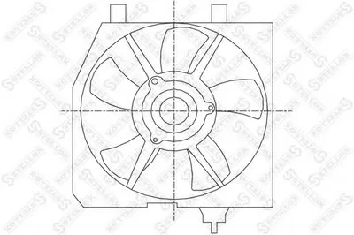 Вентилятор, охлаждение двигателя STELLOX купить