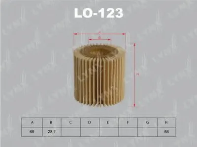 Масляный фильтр LYNXauto купить