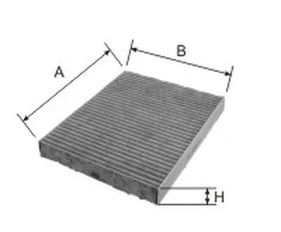 Фильтр, воздух во внутренном пространстве Cabin filter (Charcoal) for HONDA Civic GOODWILL купить