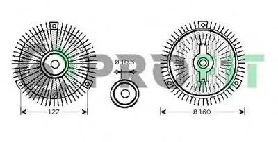 Сцепление, вентилятор радиатора PROFIT купить
