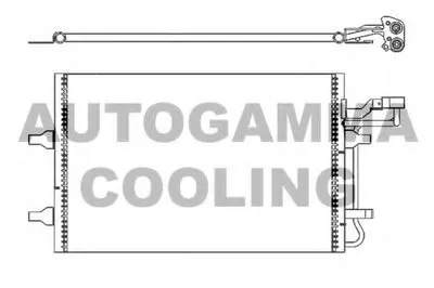 Конденсатор, кондиционер AUTOGAMMA купить