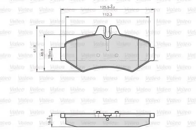 Комплект тормозных колодок, дисковый тормоз VALEO купить