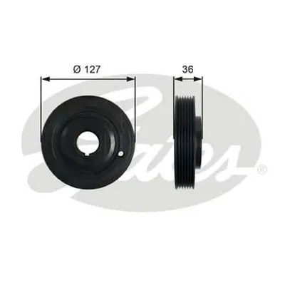 Ременный шкив, коленчатый вал DriveAlign® GATES купить