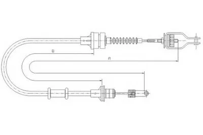 Тросик сцепления TEXTAR купить