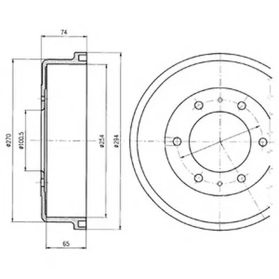 Тормозной барабан DELPHI купить