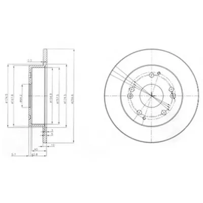 Тормозной диск DELPHI купить