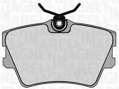 Комплект тормозных колодок, дисковый тормоз MAGNETI MARELLI купить
