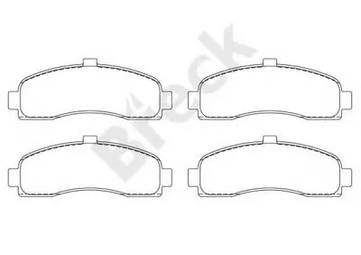 Комплект тормозных колодок, дисковый тормоз BRECK купить