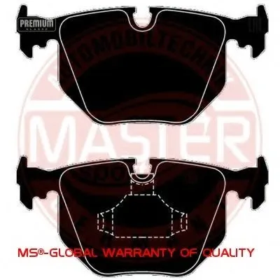 Комплект тормозных колодок, дисковый тормоз Anti-Noise MASTER-SPORT купить