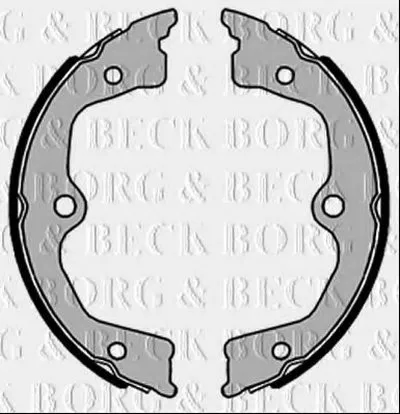 Комплект тормозных колодок BORG & BECK купить