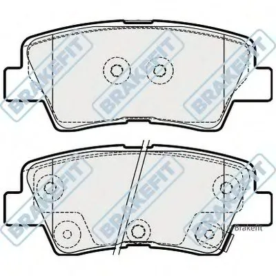Комплект тормозных колодок, дисковый тормоз Brake Fit APEC braking купить