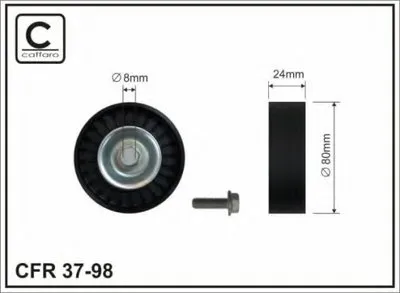 Паразитный / ведущий ролик, поликлиновой ремень CAFFARO купить