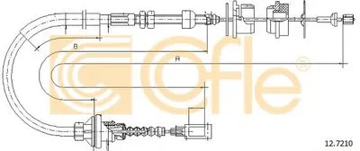 Тросик сцепления COFLE купить