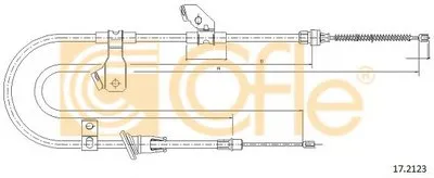 Трос, стояночная тормозная система COFLE купить