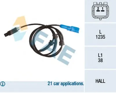 Датчик, частота вращения колеса FAE купить