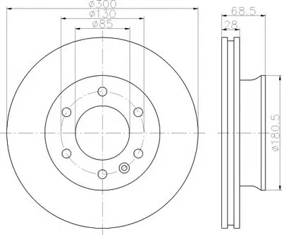 Тормозной диск PRO TEXTAR купить