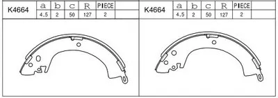 Комплект тормозных колодок ASIMCO купить