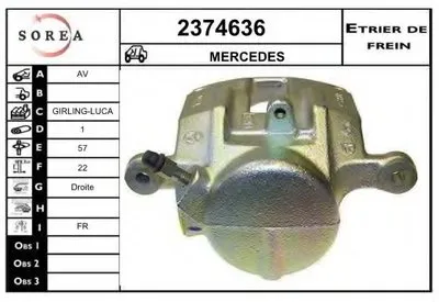 Тормозной суппорт EAI купить