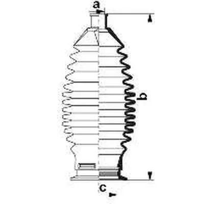 Пыльник, рулевое управление SPIDAN купить