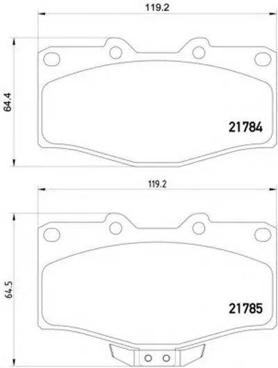 Комплект тормозных колодок, дисковый тормоз HELLA купить
