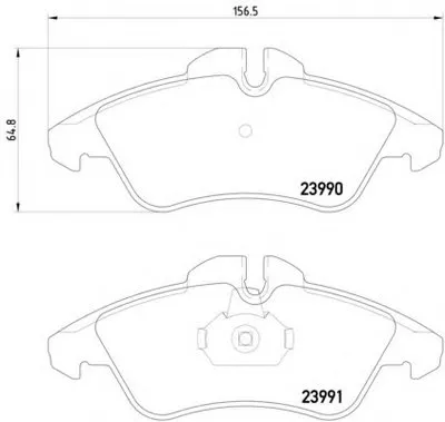 Комплект тормозных колодок, дисковый тормоз HELLA купить
